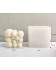 Yamuşuk Bubble Mum Kalıbı - Kod:406