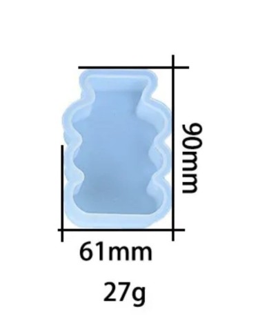 Buklem Mum Silikon Kalıbı - Kod:309