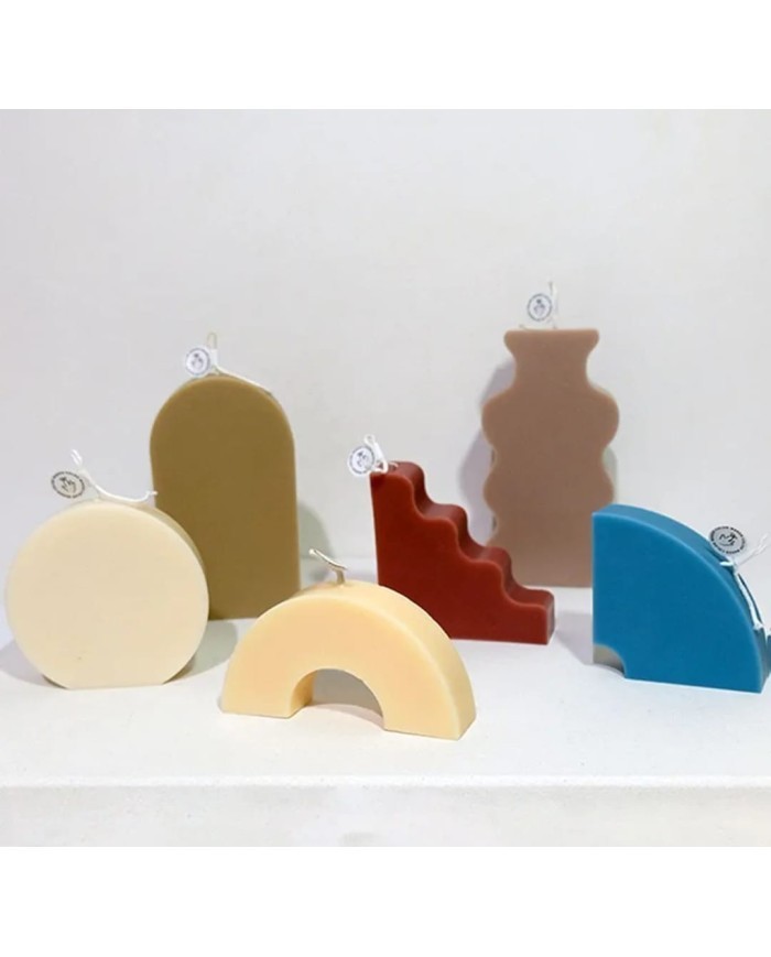 Buklem Mum Silikon Kalıbı - Kod:309