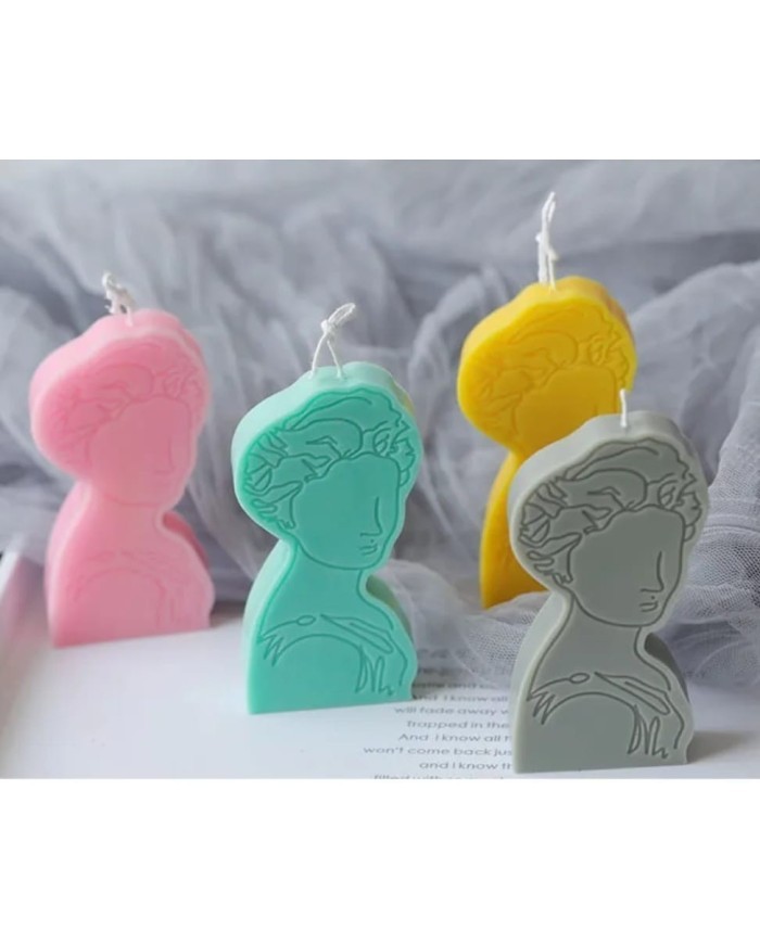 Kadın Mum Silikon Kalıbı - Kod:435