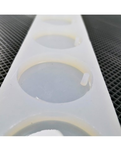 Reçine Epoksi Magent Kalıp - Çoklu Yuvarlak - E00