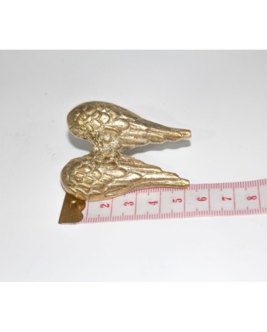 1 Adet -  Pirinç Kaplama Vidalı Tepsi Kulpu - Melek Kanadı Model