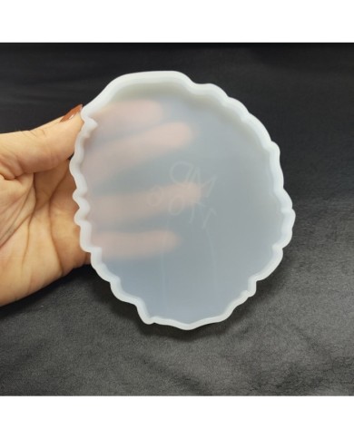 Elips Bardak Altlığı Reçine ve Beton Silikon Kalıbı -Kod:250