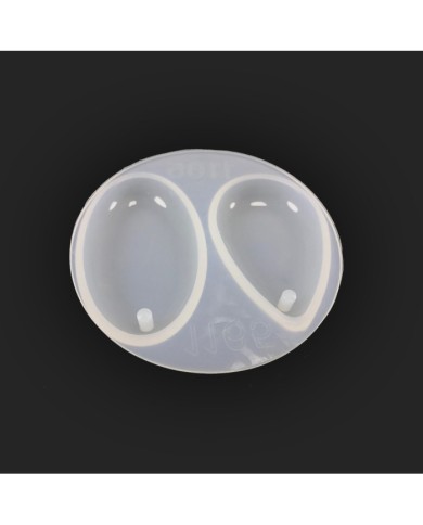 Oval Kolye Reçine Epoksi,  Kalıbı - Kod:05