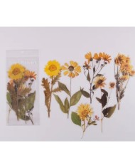 1 Paket - Sarı Papatya Sticker