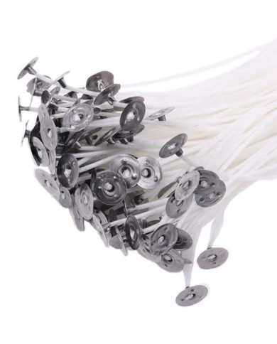 Mum Fitili Hazır Kopçalı -15 Cm - 25 Adet