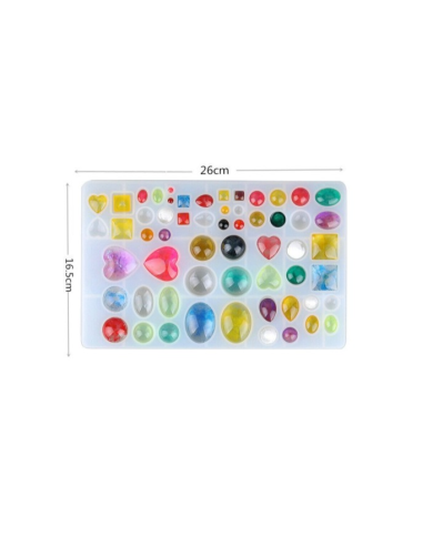 EPOKSİ REÇİNE ÇOKLU SİLİKON TAKI KALIBI - 221