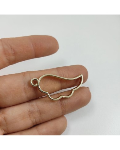Metal Kolye Ucu Melek Kanadı Model