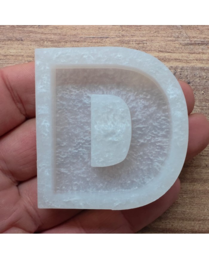 Tekli Harf Epoksi Reçine Kalıbı - E