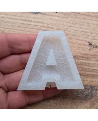 Tekli Harf Epoksi Reçine Kalıbı - F