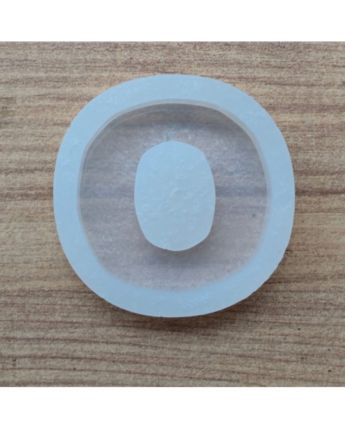 Tekli Harf Epoksi Reçine Kalıbı - O