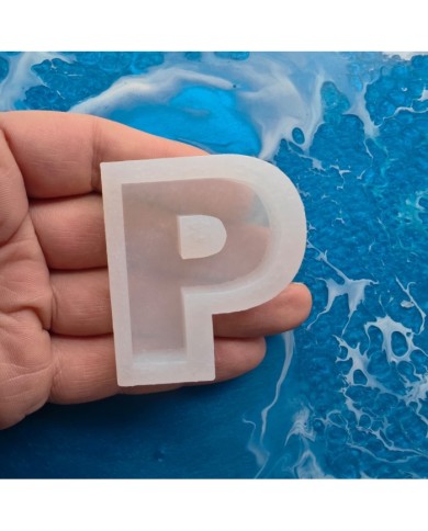 Tekli Harf Epoksi Reçine Kalıbı - P