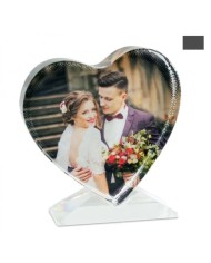 5 Adet Kalp Dekoratif Fotoğraflık Kalıbı - Hobi Silikon Kalıbı -Kod: