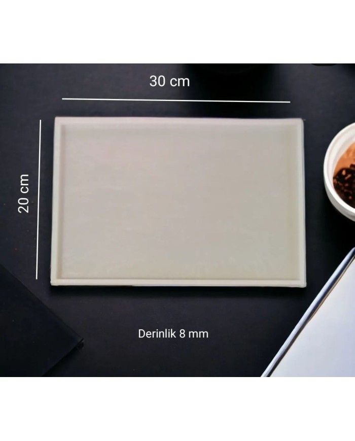 5 Adet 20x30 cm - Dikdörtgen Tepsi Kalıbı