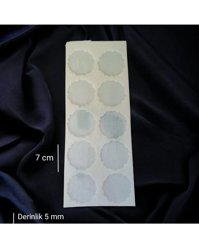 7cm - 10lu Tırtıklı Yuvarlak Magnet Kalıbı