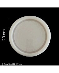 5 Adet 20 cm - Yuvarlak Tepsi Kalıbı