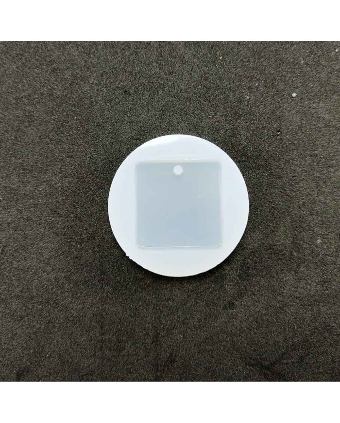 5 Adet Reçine Epoksi Kalıp - Kare - 25 mm  E5