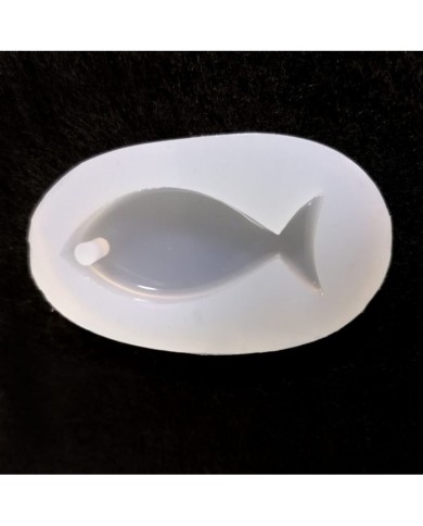 5 Adet Reçine Epoksi Kalıp-delikli Balık - E9