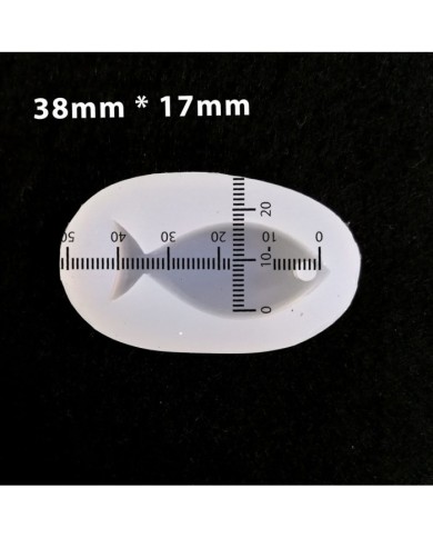 5 Adet Reçine Epoksi Kalıp-delikli Balık - E9