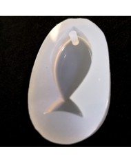 5 Adet Reçine Epoksi Kalıp-delikli Balık - E9