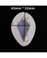 5 Adet Reçine Epoksi Kalıp-delikli Baklava - E12