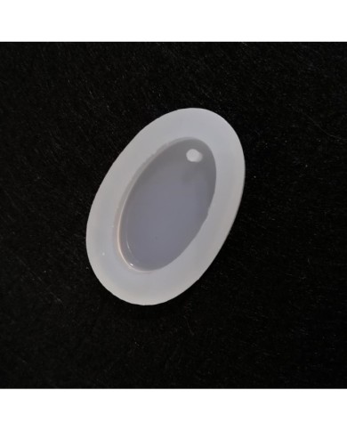 5 Adet Reçine Epoksi Kalıp-delikli Oval 2 - E16