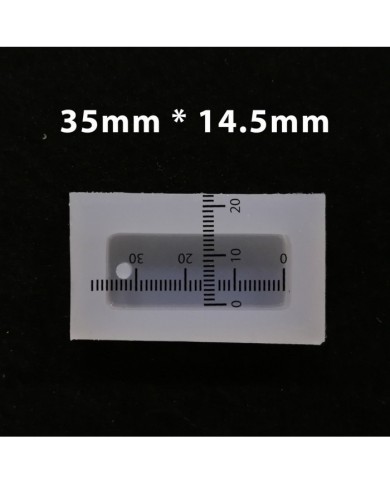 5 Adet Reçine Epoksi Kalıp-delikli Dikdörtgen - E18