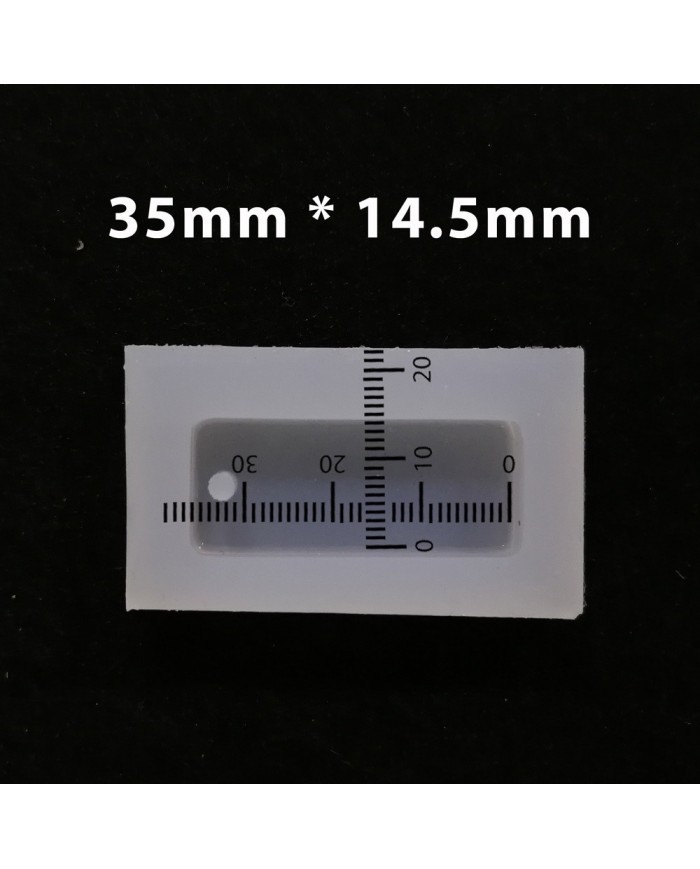 5 Adet Reçine Epoksi Kalıp-delikli Dikdörtgen - E18