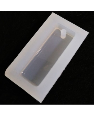 5 Adet Reçine Epoksi Kalıp - delikli Dikdörtgen - E19