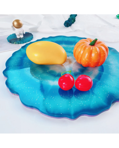 Yuvarlak Tepsi Reçine Epoksi ve Beton Kalıbı -Kod:206