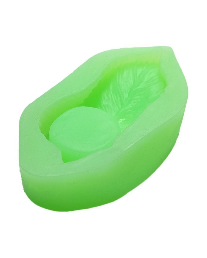 5 Adet Yaprak - Mum ve Beton Kalıp