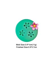 3D Fondan Kek Silikon Kalıp - Hobi Silikon Kalıbı -Kod:1136