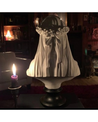 Peçeli Kadın Mum Silikon Kalıbı - Kod:1100