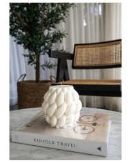 3D Geometrik Mum Silikon Kalıp -Kod:222