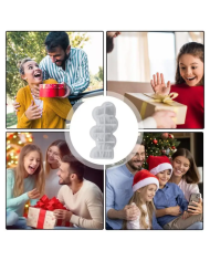 Dalgalı Kalp Modeli  Mum Hobi Silikon Kalıbı - Kod: 1153