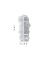 Yonca Modeli 3D Mum Hobi Silikon Kalıbı - Kod: 1151