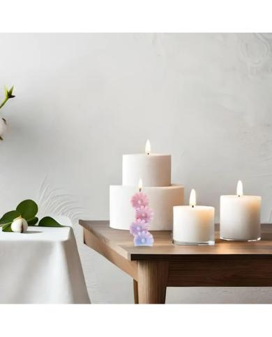 Kalp Modeli 3D Mum Hobi Silikon Kalıbı - Kod: 1150