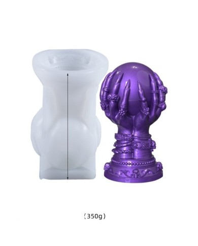 3D Daire El Şekli Reçine Epoksi Hobi Silikon Kalıbı - Kod:1106