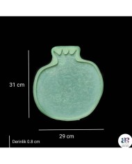 Nar Model Reçine Epoksi Tepsi Kalıbı