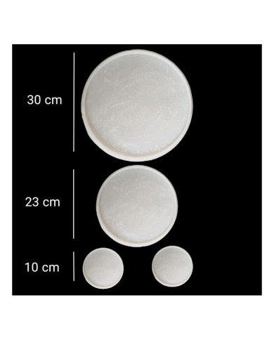 Tam Yuvarlak Tepsi - Hobi Silikon Kalıbı Seti