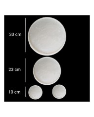 Tam Yuvarlak Tepsi - Hobi Silikon Kalıbı Seti