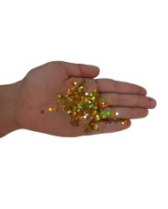 Epoksi Süsleme Glitter Pul Altıgen Koyu Gold - 5 gr