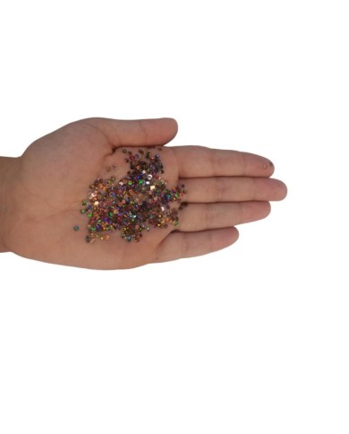 Epoksi Süsleme Glitter Pul Geometrik Kahverengi-5 gr