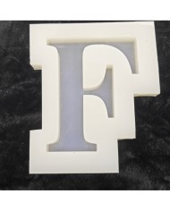 F Harfi Epoksi Beton Mum Kalıp - L Boy