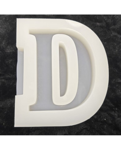 D Harfi Epoksi Beton Mum Kalıp - L Boy