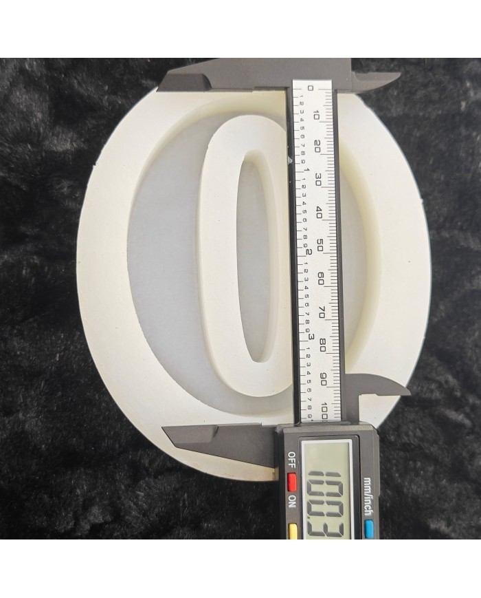 O Harfi Epoksi Beton Mum Kalıp - L Boy