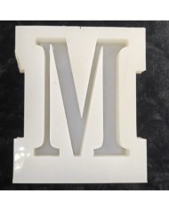 M Harfi Epoksi Beton Mum Kalıp - L Boy