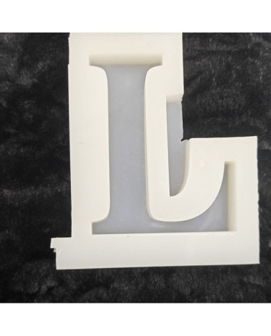 L Harfi Epoksi Beton Mum Kalıp - L Boy