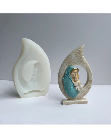 Aile Mum Kalıbı Model:2 - Hobi Silikon Kalıbı - Kod:1169