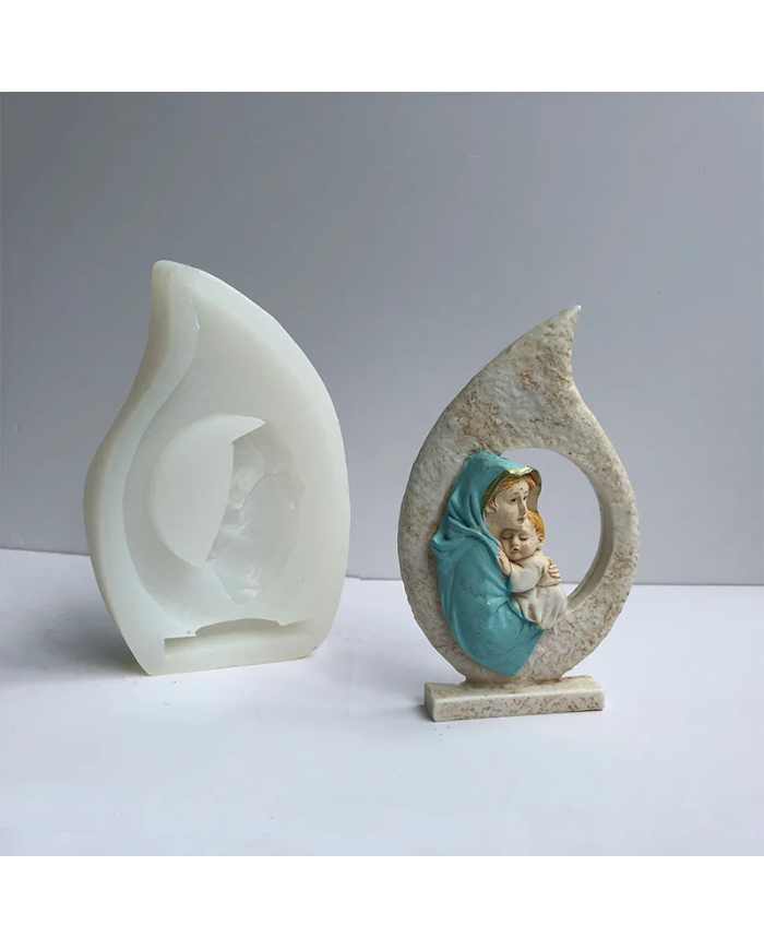 Aile Mum Kalıbı Model:2 - Hobi Silikon Kalıbı - Kod:1169